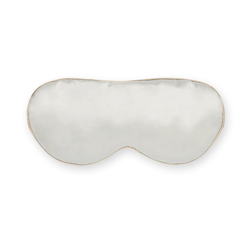 Black Satin Eye Mask with Adjustable Straps for Comfort-Eye Mask-Bellascena-bellascena