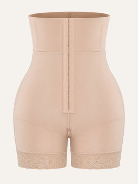 High-Waist Black Mesh Bodysuit with Lace Trim-Bodysuit-Bellascena-Black-S-bellascena