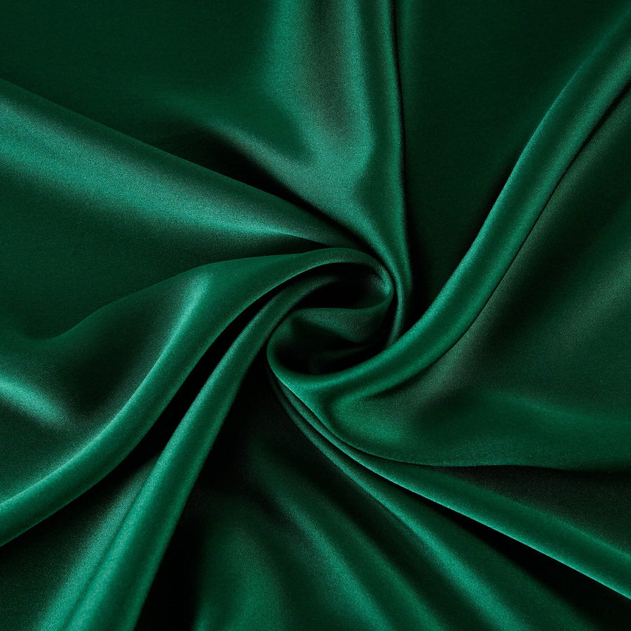 Soft Silver Satin Pillowcase with Smooth Texture-Pillowcase-Bellascena-Green-50x70 cm-bellascena
