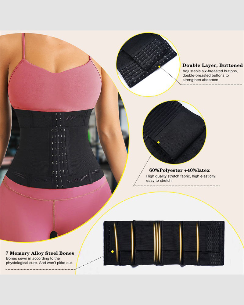 Steel Boned Black Mesh Corset with Hook-and-Eye Closure-Corset-Bellascena-bellascena