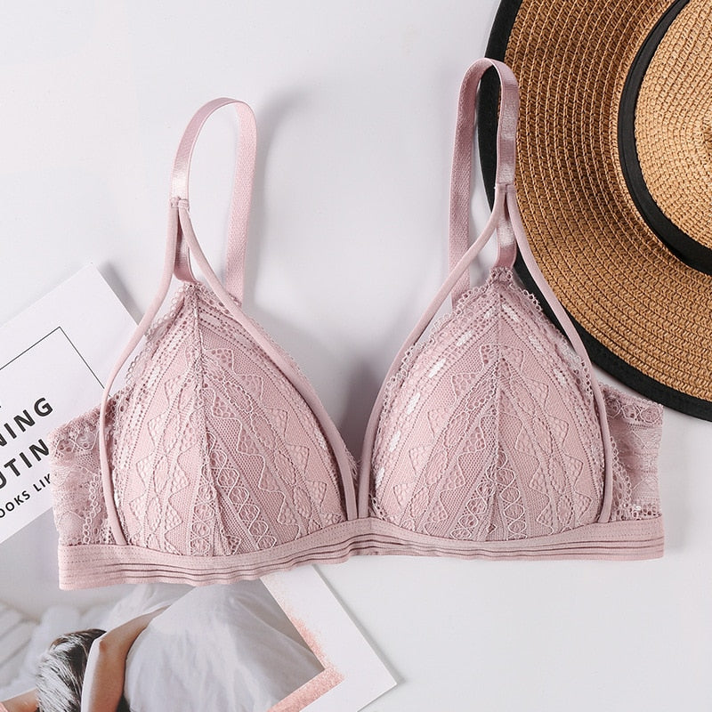 Strappy Bra-Bra-bellascena-Powder Pink-S/M-bellascena