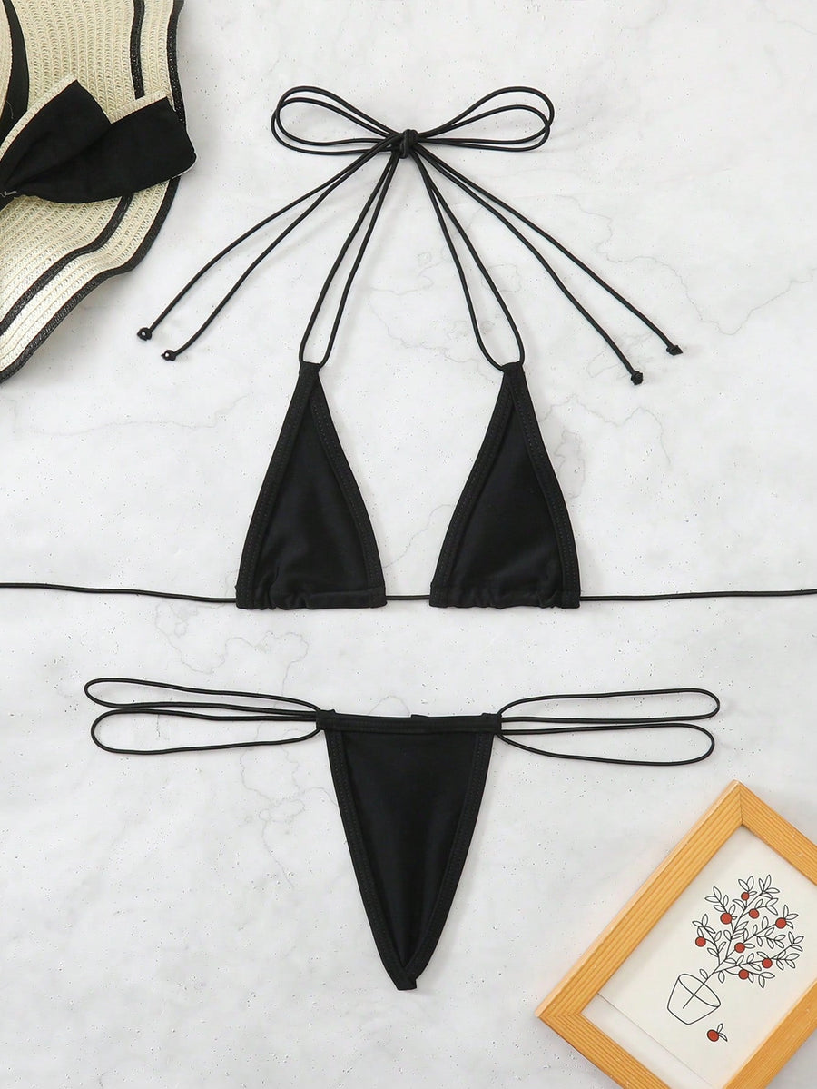 Bold Black and White Satin Bodysuit with Strappy Cutouts-Bodysuit-Bellascena-bellascena