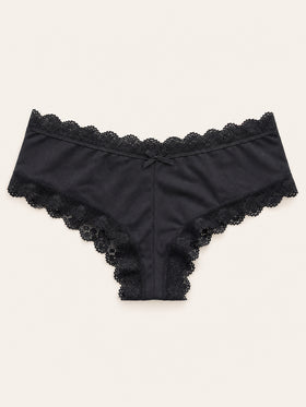 Deep Red Lace Panty with Strappy Design-Panty-Bellascena-bellascena