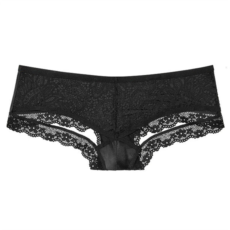 Dusty Pink Lace Panty with Bow Detail-Panty-Bellascena-bellascena