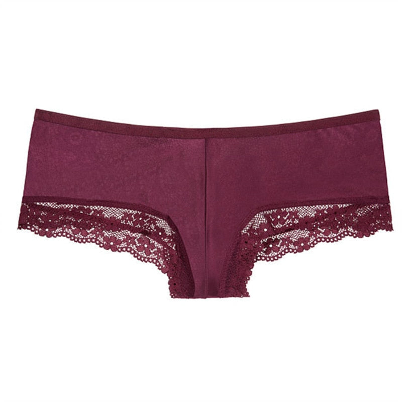 Dusty Pink Lace Panty with Bow Detail-Panty-Bellascena-bellascena