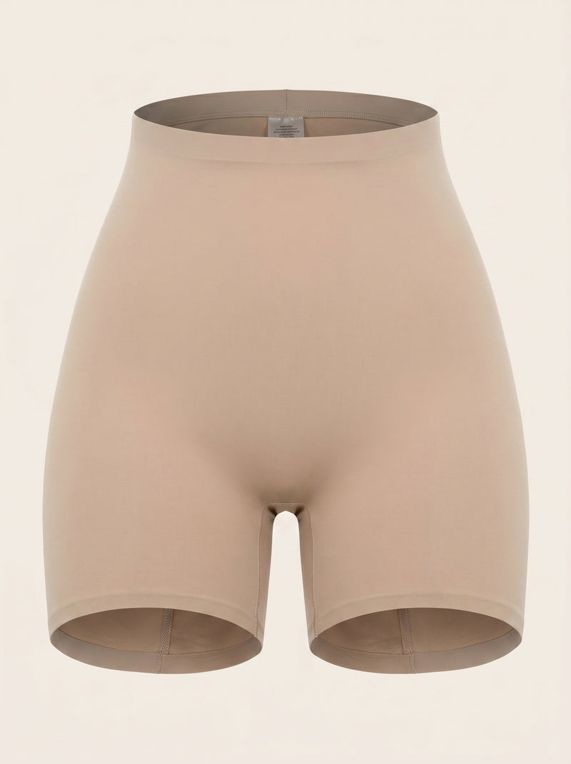 High-Waist Nude Seamless Shapewear with Tummy-Control