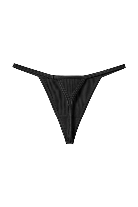 Nude Pink Ribbed Cotton Bodysuit with Strappy Design-Bodysuit-Bellascena-Black-S-bellascena