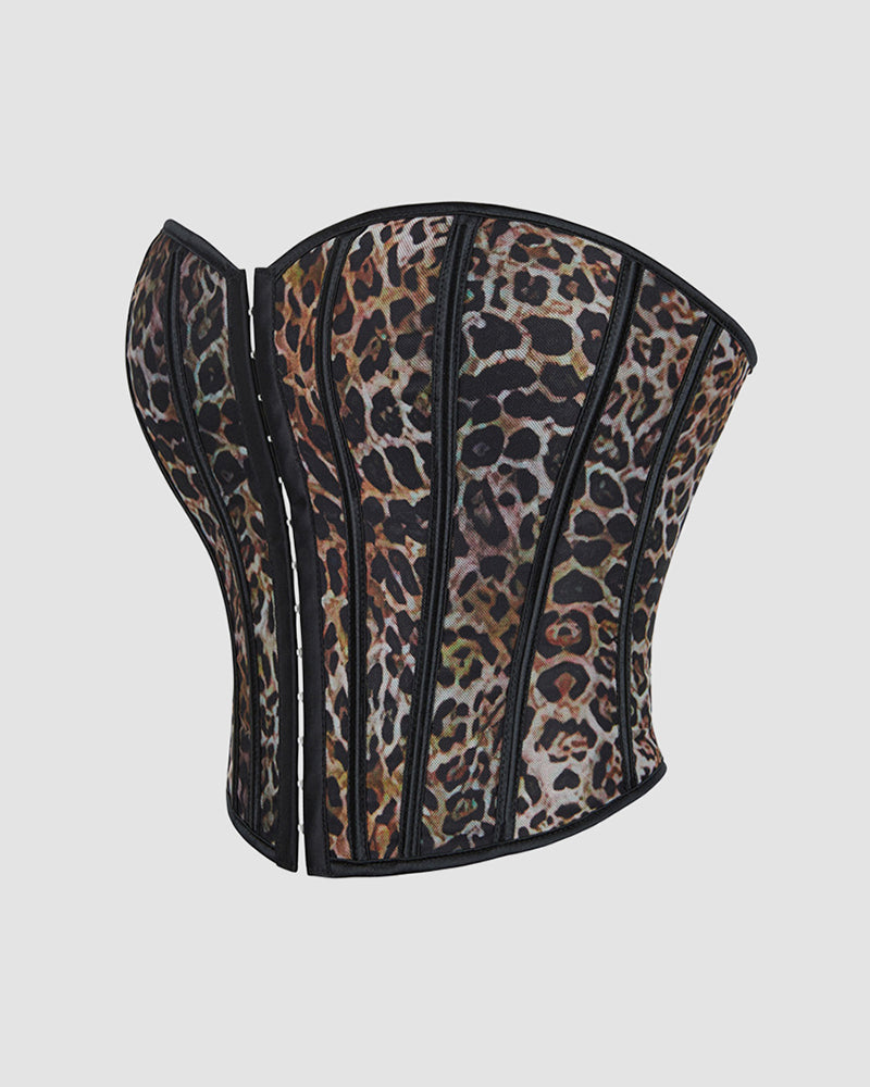 Sophisticated Black Satin Corset with Boned Structure-Corset-Bellascena-bellascena